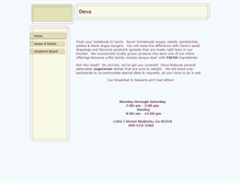 Tablet Screenshot of dineatdeva.com